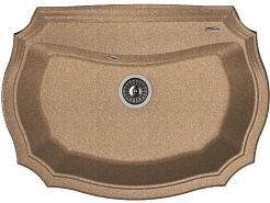 Florentina Мойка гранитная Эмилия 770 коричневый – фотография-1