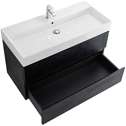 BelBagno Тумба с раковиной Molveno-46 80 подвесная nero – фотография-10