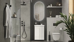 Velvex Тумба под раковину Klaufs 50.2D белая – фотография-4