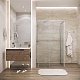 Grossman  Душевой уголок Galaxy 120x70x195 профиль хром стекло прозрачное – картинка-17