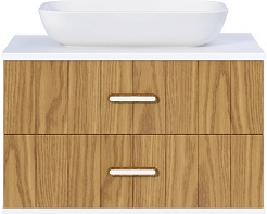 Brevita Тумба с раковиной Alskar 80 белая – фотография-1