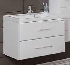 СанТа Тумба для умывальника Омега 70 подвесная – фотография-1