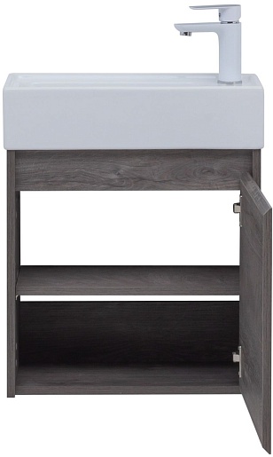 Aquanet Тумба под раковину Nova Lite 50 подвесная дуб рошелье – картинка-7