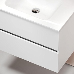 Sancos Тумба с раковиной Urban 70 белый глянец раковина Element 71 CN7007 – фотография-6