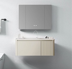 Ceruttispa Тумба с раковиной Sella 80 подвесная слоновая кость – фотография-2