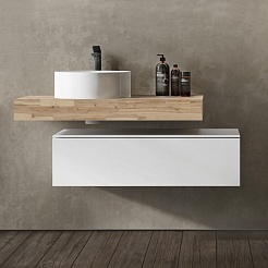 Jorno Тумба под раковину Modulare 60 подвесная белая – фотография-2