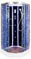 DTO Душевая кабина BМ1510 с LED-подсветкой и гидромассажем