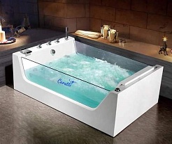 Ceruttispa Акриловая ванна 170x120 C-454 с гидромассажем – фотография-4