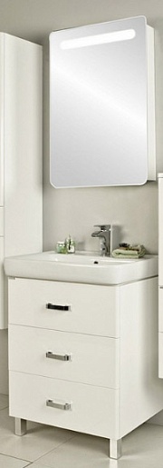 Акватон Мебель для ванной "Америна 70 М" белая L – фото-1