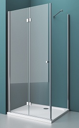 BelBagno Душевой уголок Albano 80/100 ALBANO-ASH-1-80/100-C-Cr стекло прозрачное – фотография-1