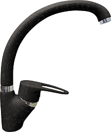 Granfest Смеситель для кухни 1024 черный – фотография-1