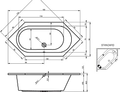 Riho Акриловая ванна Kansas – фотография-4