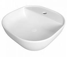 Teymi Раковина накладная в ванную Solli 40 белая с полочкой под смеситель T50207