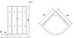 Grossman Душевая кабина 100x100 GR-270 – фотография-7