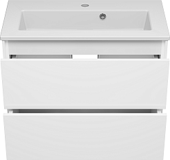 Brevita Тумба с раковиной Toy 70 белая – фотография-4