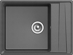 Granfest Мойка кухонная GF-LV-660L графит – фотография-2