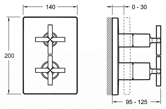 Jacob Delafon Термостат Classic E98728-CP – фотография-2