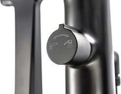 Lemark Смеситель для ванны Bronx LM3744BL напольный черный – фотография-7