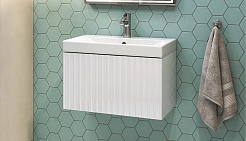 Velvex Тумба под раковину Compo 60.1Y белый глянец – фотография-3