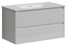 Sancos Тумба под раковину Libra 90 белый глянец