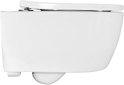 Azario Унитаз подвесной Nemi AZ-1293WH безободковый белый – фотография-5