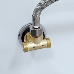 Triton Душевая кабина Прайм-Блэк-Вельвет 90x90 А без крыши – фотография-13