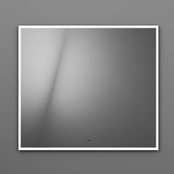 Teymi Зеркало Helmi Black Edition 80x80 Led с сенсором на взмах черное – фотография-2