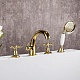 Gappo Смеситель для вынны G89-6 G1189-6 золото – картинка-7