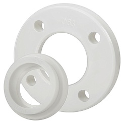 ФД Пласт 8625 Бурт PPR с фланцем ABS белый 50 (438594) – фотография-1