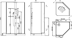 Black&White Душевая кабина Galaxy G8035 – фотография-8