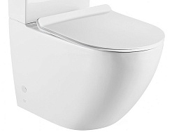 BelBagno Чаша унитаза безободкового Amanda BB051CPR, P-trap без сиденья – фотография-1