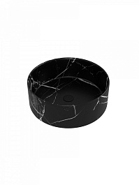 Teymi Накладная мебельная раковина Lina D35 мрамор чёрный матовый T50183 – фотография-9