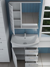 Vigo Мебель для ванной "Diana 3-70" R – фотография-4