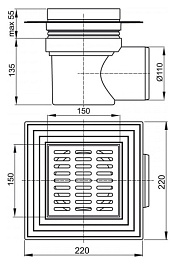 Alcaplast Душевой трап APV12 – фотография-2