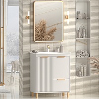 Brevita Мебель для ванной Risacca Crema 70 серая