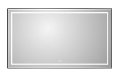 BelBagno Зеркало SPC-KRAFT-1400-800-LED-TCH-WARM-NERO – фотография-1