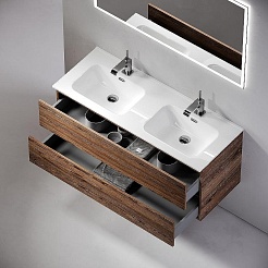 Sancos Тумба с раковиной Urban 120-2 дуб чарльстон раковина Element 121-2 CN7004 – фотография-3