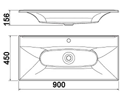  Тумба с раковиной Milarita 90 – фотография-4