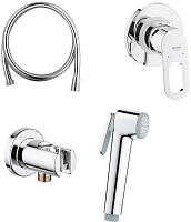 Grohe Гигиенический душ BauLoop 124895 со смесителем хром