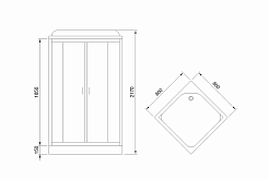 Royal Bath Душевая кабина RB 80HP4-MT – фотография-6