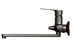 Mixline Смеситель для ванны и раковины 35k ML15-02GR графит – фотография-3