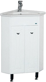 Misty Тумба с раковиной Лотос 40 угловая – фотография-1