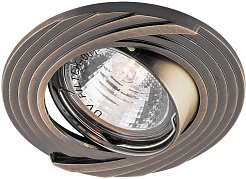 Feron Светильник встраиваемый DL6227 потолочный MR16 G5.3 античное золото – фотография-1