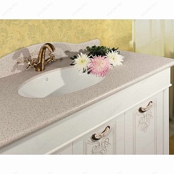 Водолей Мебель для ванной "Анжелика 120" F-1 серая – фотография-9