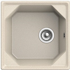 Granfest Мойка кухонная GF-U-500 бежевый – фотография-2