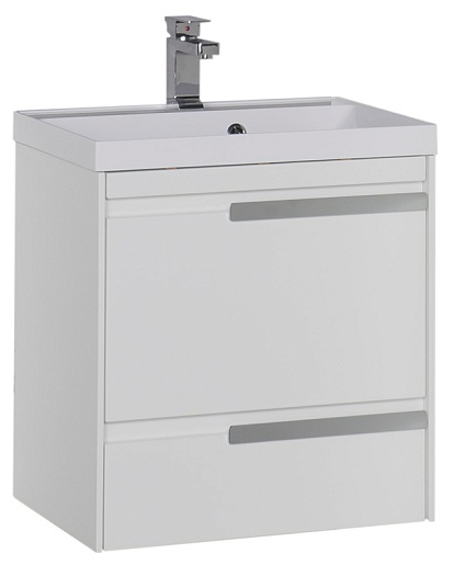 Aquanet Тумба с раковиной "Тиволи 60" белая – фото-1