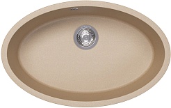 Florentina Мойка кухонная Вега Овал 770 бежевая – фотография-1