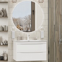 Misty Мебель для ванной Мираж 80 подвесная белая