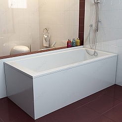 Фэма Боковой экран для ванны Фэма Алессандрия (левый) стеклопластик – фотография-2
