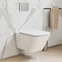 Azario Унитаз подвесной Indor AZ-9004WT безободковый белый – фотография-2